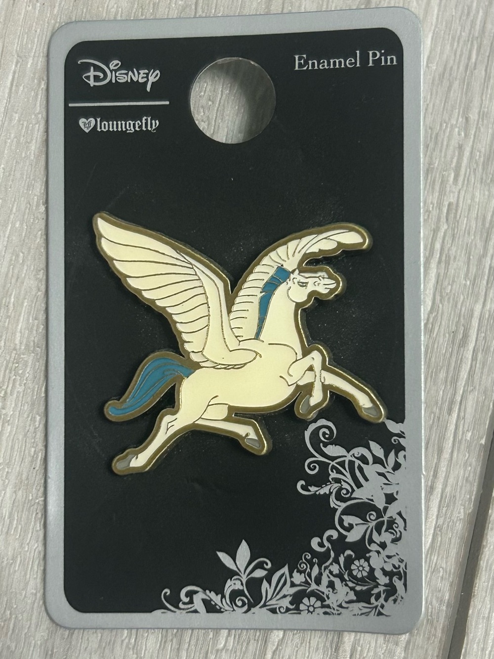 Loungefly Gold Metal Pegasus Enamel Pin